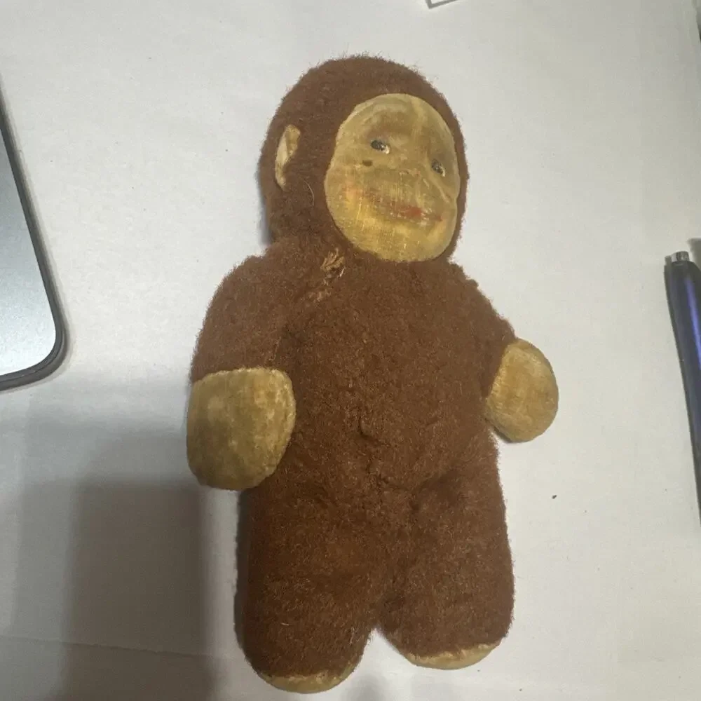 Knickerbocker‎ Toys Monkey Kuddles Small Brown Plush Toy Vintage Collectible